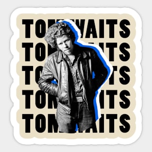 Tom Waits Sticker